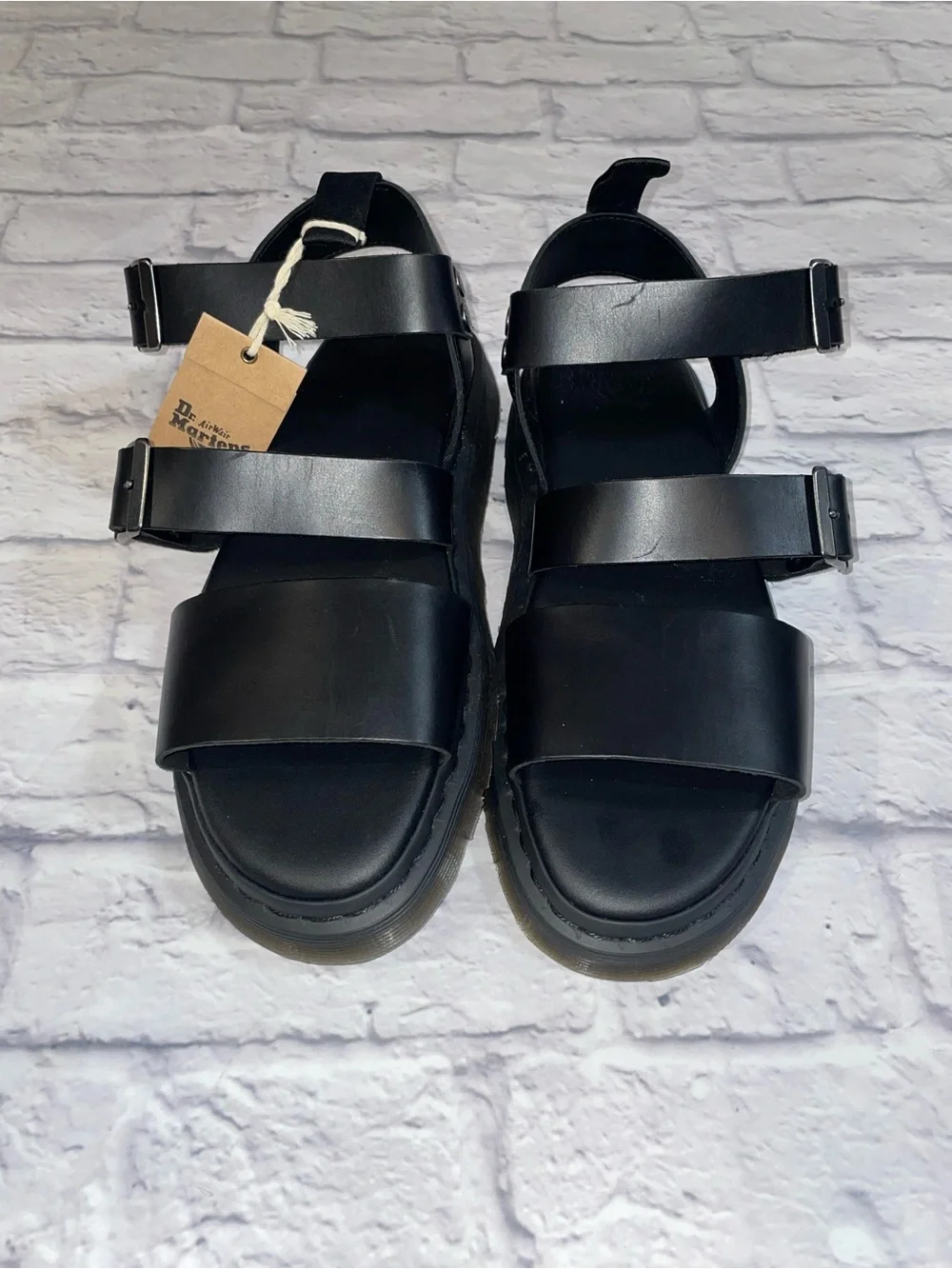 Dr. Martens Gryphon Brando Leather Gladiator Sandals. Size 12